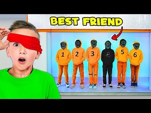 Vlad tries to find his best friend blindfolded!