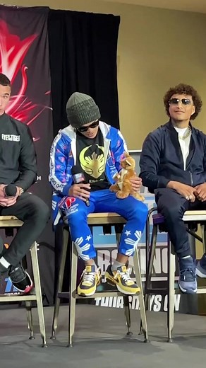 He really brought a kangaroo 🦘😂 | Top Rank Boxing