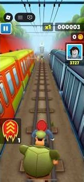 😱 I Survived the CRAZIEST Subway Surfers Run in Roblox!
