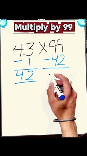 Multiply Any Number by 99 Fast