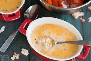 Easy Keto Lobster Bisque Soup Recipe
