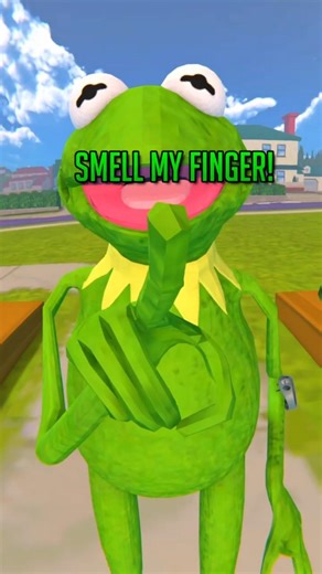 Kermits Finger Smells like 🥓 #kermit #kermitmemes #funny