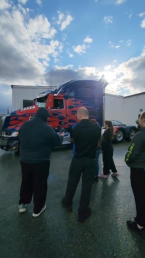 44K views · 1.8K reactions | A local dealer heard I was in town  How could I turn down a surprise visit for the kids (big and small)  #optimusishere #optimusprime #transformers #leader #teamprime | Optimus Is Here | Facebook