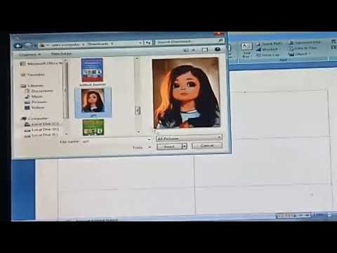 Name sticker in MS word