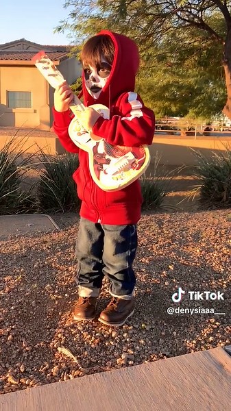 Incredible Halloween Costume: My Son as Miguel from Coco