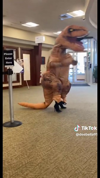 Hit the Runway with Epic T-Rex Energy!