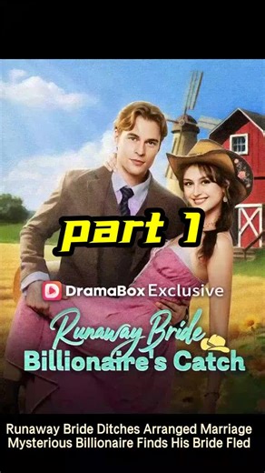Ep 1|Part 1: Kate flees her arranged marriage to a cold billionaire CEO for a business deal, and the tycoon’s side panics as they find the bride missing. Kate begs a stranger for help, and an unexpected proposal changes everything! runaway bride, arranged marriage, billionaire romance, fake marriage, business deal marriage#DramaBox(网页版) #shortdrama #drama #film #movie #sweet#RunawayBride #ArrangedMarriage #BillionaireRomance #FakeMarriage #BusinessDeal #film #drama #short #movie [2055043]