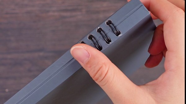 Cholemy 4 Pcs Aesthetic Mineral Stone Paper Notebook 5.5 x 8.5 Inch Blue Cover Spiral Notebook Ruled Tearproof Note Book Journal Waterproof Notepad for Note Taking College Supplies, 60 Sheets