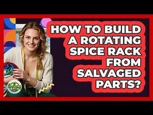 How To Build A Rotating Spice Rack From Salvaged Parts? - The Upcycle Lab