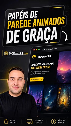 Thousands of animated wallpapers for you to use totally for free! 😱