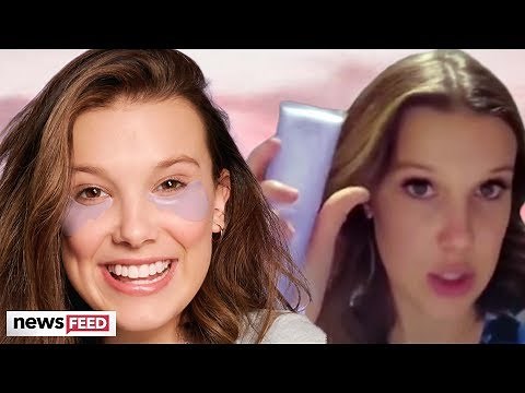 Millie Bobby Brown Faces BACKLASH Over 'Fake' Skincare Routine!