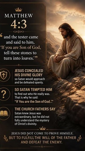Scripture explanation( Matthew 4:3)