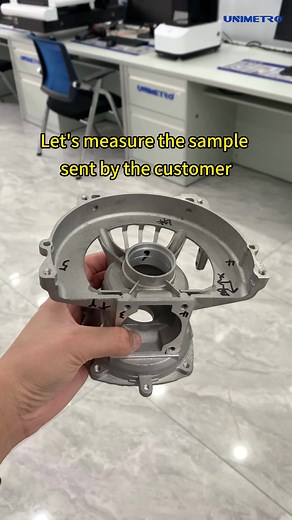 Use UNIMETRO VMM to measure sample. #machinery #zeiss #hexagon #mitutoyo #renishaw #metrology #reverseengineering #precisionmachining #measuringinstruments #coordinatemeasuringmachine #visionmeasuringmachine #industry #unimetro #machine #inspection #cmm #vmm #blum #machinerytrader #qualitycontrol
