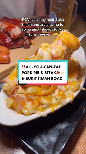 All-You-Can-Eat Buffet Menu with Beef Rib Eye and Pork Ribs