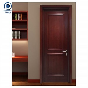 [Hot Item] MDF Plywood Board with Cladding and Baked Paint Surface Treatment Interior Solid Core Composite Wood Door
