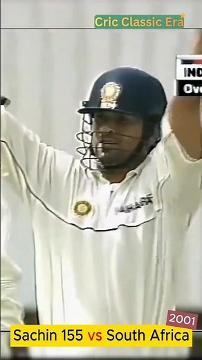When Sachin Took on South Africa Alone! 155 Masterclass 2001