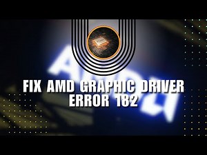 ⚡️ COMPLETE: How to Fix AMD Graphic Driver Error 182 in Windows 11 | Full Tutorial