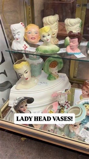1950s LADY HEAD VASES! Are you a collector? | Part-Time Pickers