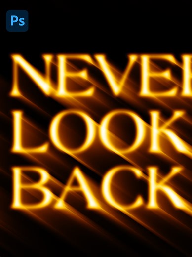 ‏How to Create Rushing Text effect in Photoshop