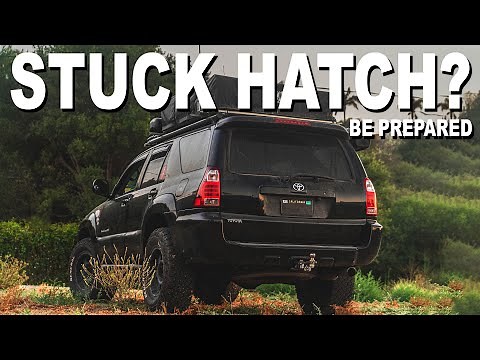4th Gen 4Runner Tail Gate Latch Hatch Actuator Replacement
