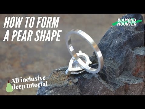 How to Form a Pear Shape by Hand