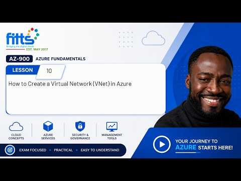 AZ-900 Lesson 10 | How to Create a Virtual Network (VNet) in Azure | Azure Networking Practical Lab