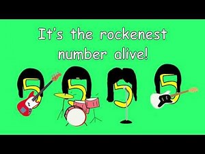 5 Times Table Song - "Rock'n Five!" - from "Multiplication Jukebox" CD by Freddy Shoehorn