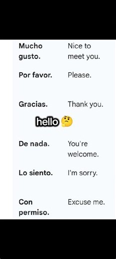 simple phrases in Spanish #spanish#spanish#spanishforbeginners #spanishlessons