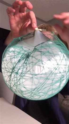 Balloon Deflates, String Sphere Remains! 🤯