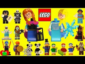 Disney Lego Minifigures Series 2 71024 Full Set - Videos For Kids