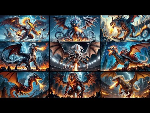 Amazing Animal Fusion Hybrid Dragon Hybrid with Other Animals Species!🐉🧬🌟