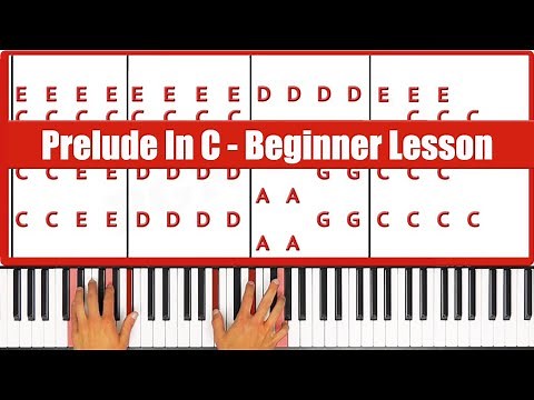 Prelude In C Piano - How to Play Bach Prelude In C Piano Tutorial!