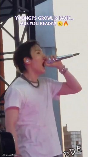 YOONGI'S GROWL 🔥 | BTS CONCERT AT BRUSSELS 2026 #yoongi #btsconcert2026 #btsshorts