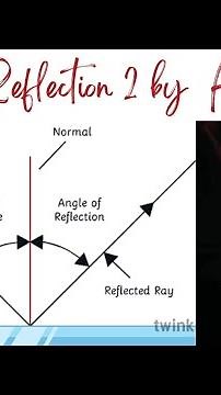 Incident ray, Reflected ray and Normal ray are all lie on same plane | Law of Reflection 2 | Class 8