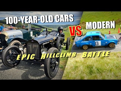 1928 Model A & 1925 Bentley BATTLE Modern Cars on the Hill!