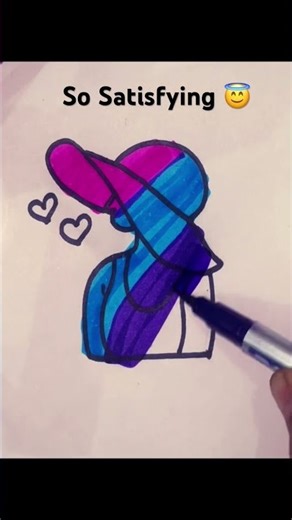 Oddly satisfying art you’ll rewatch 👀 #satisfying#satisfyingart#oddlysatisfying#relaxingart#drawing