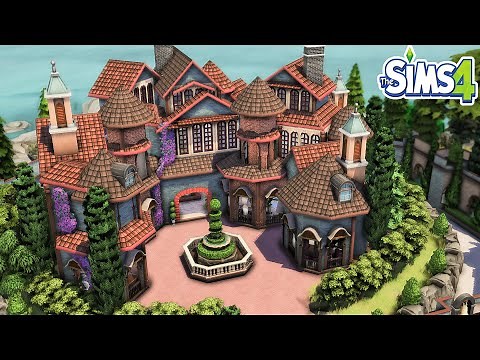The Sims 4 Majestic Castle - Speed Build !! No CC 🏰✨