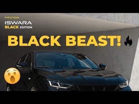 Proton Iswara Black Edition Kembali! Style Lama Tapi Power Masih Padu 🚗🔥