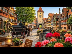 Dinkelsbühl, Germany 🇩🇪 | Beautiful Fairytale Town Walking Tour 4K