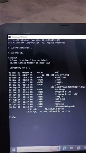 How To Delete files in command prompt #shorts #shortvideo #command #ij_skills #skills