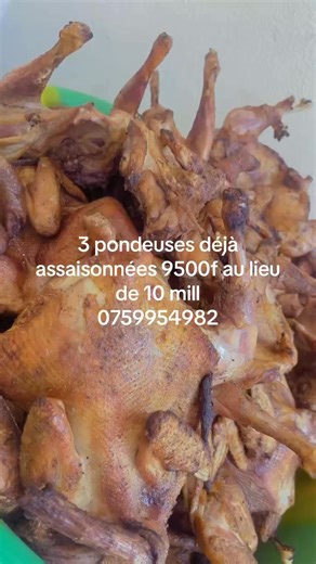 1.3K views · 21 reactions |  PROMO A LA LIMITE DU STOCK. Viens rendre ton assomption chic chic 0759954982. Je réserve pas pour kelkun . Les pondeuses ont été fumées aujourd’hui. | Le marché de campagne | Facebook