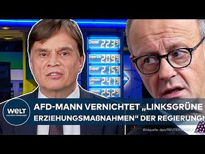 FUEL PRICES: AfD member slams the Merz government's "left-wing green education measures"!