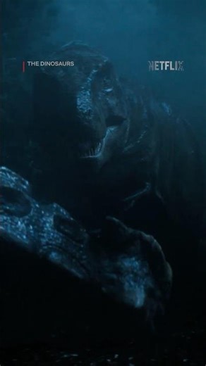 Ankylosaurus vs T-rex. 📺: The Dinosaurs, narrated by Morgan Freeman, is now playing on Netflix!