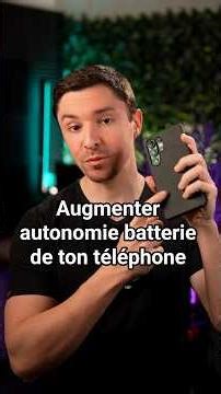 Comment limiter l'utilisation en batterie de l'écran de ton téléphone et augmenter son autonomie