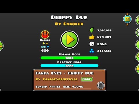 Geometry Dash - Drippy Dub (By Danolex) Completed! (Chaos Gauntlet)