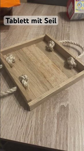 Klötzchen Idee | Tablett selber bauen #holz #klötzchen #basteln