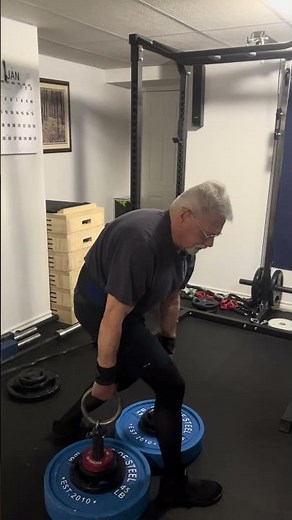 80 Years Old - 350 lb Donald Dinnie Deadlift - Old Time Strongman Organization #fun #family