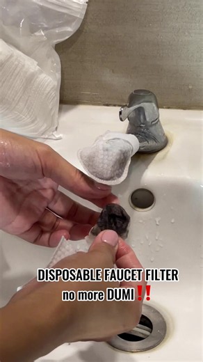 Disposable Clothe Filter for Faucet #faucetfilter #faucetwaterfilter