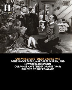 Agnes Moorehead, Margaret O’Brien, and Edward G. Robinson Our Vines Have Tender Grapes (1945) Directed by Roy Rowland Set during World War II, this quiet, heartfelt film tells the story of a Norwegian immigrant farmer raising his young daughter in the rural town of Benson Junction, Wisconsin. Unlike many wartime films of its era, this story focuses not on battlefields, but on family, faith, and everyday resilience. Edward G. Robinson delivers an uncharacteristically gentle performance, while you