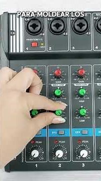 A7MAX Mezcladora Amplificada 7 Canales Bluetooth Interfaz Usb Max/ LOUDER #mezcladora #amplificada